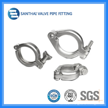 Sanitary Stainless Steel Sanitary 3PCS Pipe Clamp Fitting
